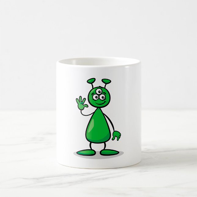 Cartoon Martian Coffee Mug (Creator Uploaded)