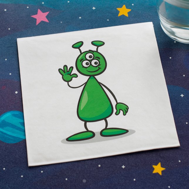 Cartoon Martian Napkins (Creator Uploaded)