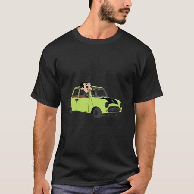 Cartoon Mini Cooper  T-Shirt (Front)