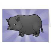 Cartoon Miniature Pig (Front Horizontal)