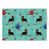 Cartoon Miniature Pinscher (Front Horizontal)