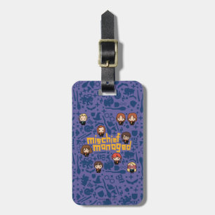 Cartoon "MISCHIEF MANAGED™" Graphic Luggage Tag