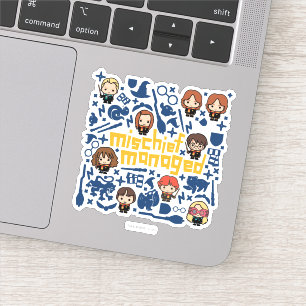 Cartoon "MISCHIEF MANAGED™" Graphic Sticker