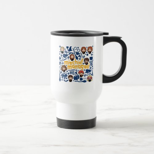 Cartoon MISCHIEF MANAGED Graphic Travel Mug