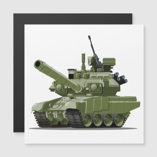 Cartoon modern armored tank (Front/Back)