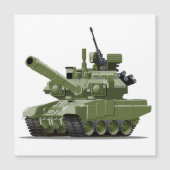 Cartoon modern armored tank (Front)