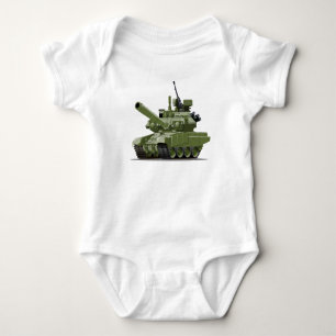 Cartoon modern armored tank