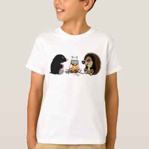 cartoon mole and hedgehog T-Shirt