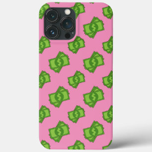 Cartoon Money Dollar Bills iPhone 13 Pro Max Case