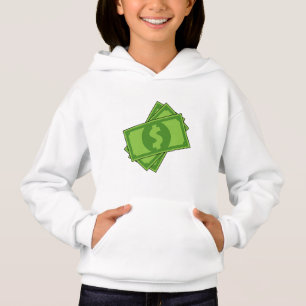 Cartoon Money Dollar Bills Hoodie