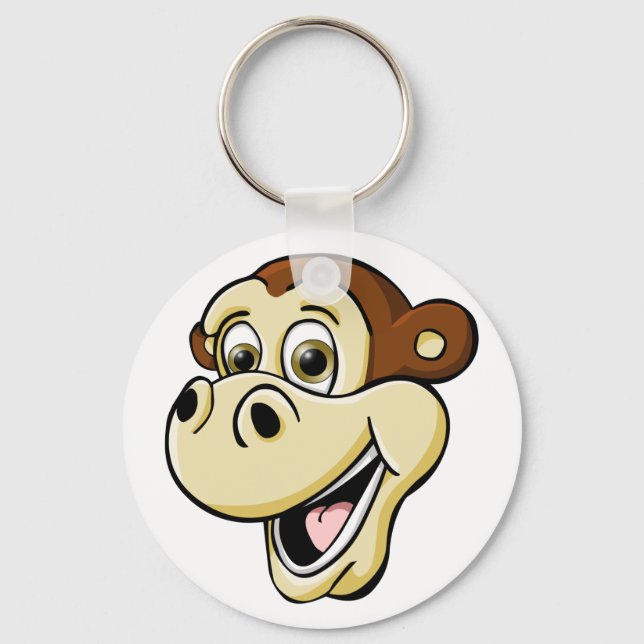 Cartoon Monkey Keychain (Front)