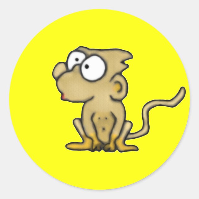 Cartoon Monkey Stickers (Front)