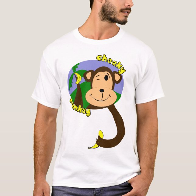 Cartoon Monkey T-Shirt (Front)