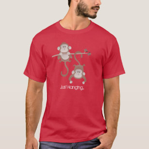 Cartoon monkeys hanging around T-Shirt