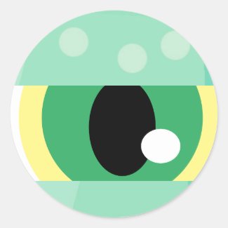 Cartoon Monster Dragon Eyeball