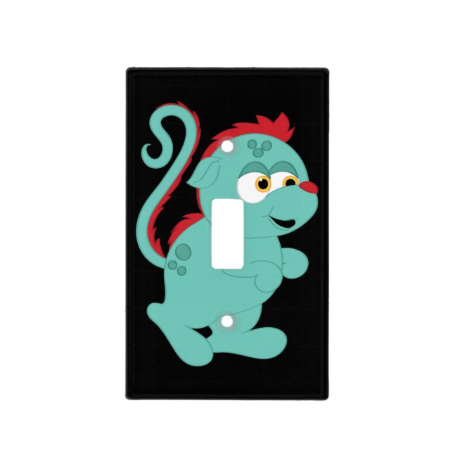 Cartoon Monster light switch cover (Front)
