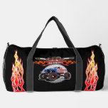 Cartoon monster truck duffle bag