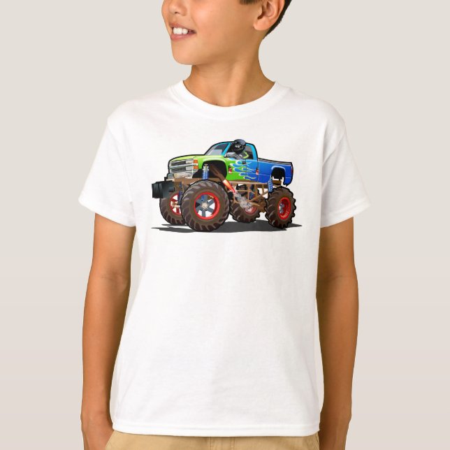 Cartoon monster truck T-Shirt (Front)