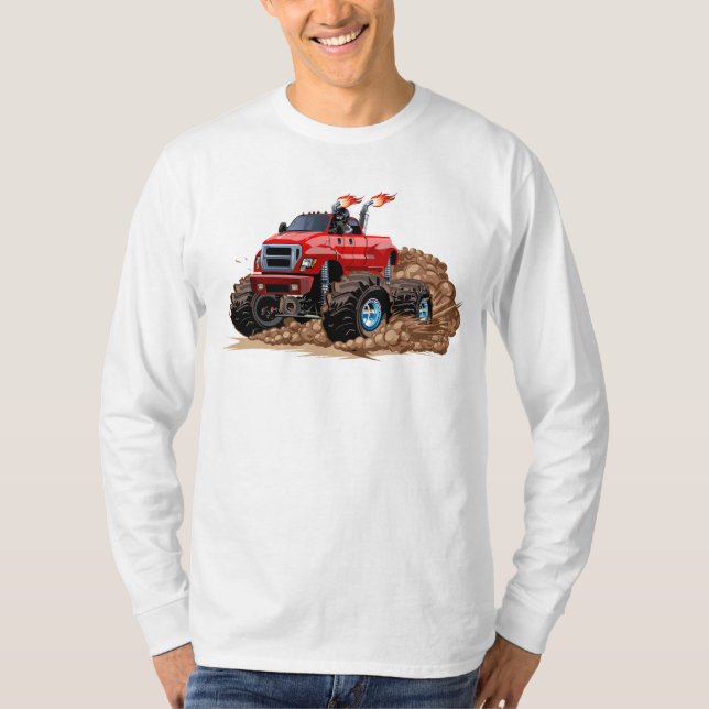 Cartoon monster truck T-Shirt (Front)