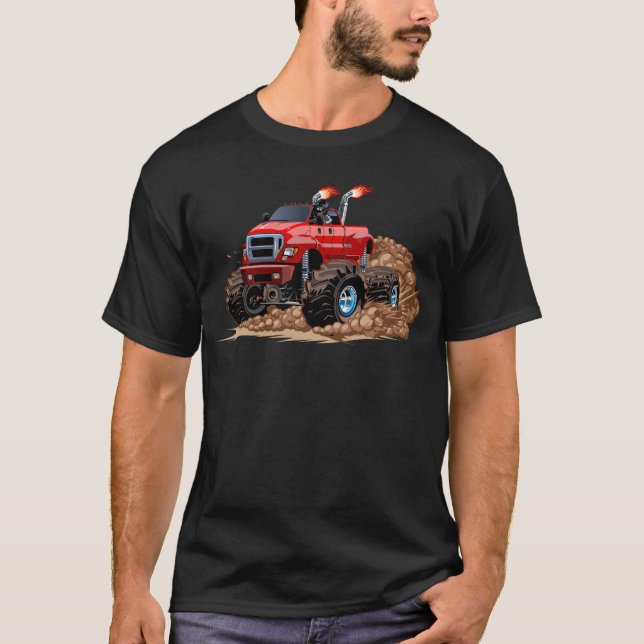 Cartoon monster truck T-Shirt (Front)