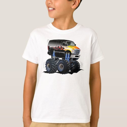 Cartoon monster truck T_Shirt