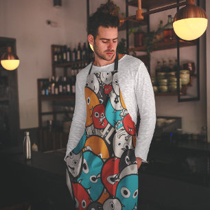 Cartoon Monsters Apron