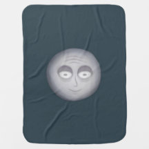 Cartoon Moon’s Grinning Glow
