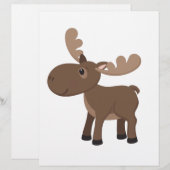 Cartoon Moose (Front/Back)