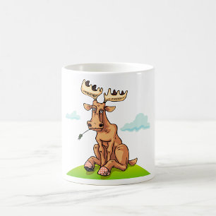 Cartoon Moose Mug