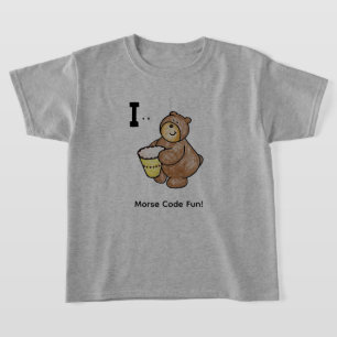 Cartoon Morse Code for Kids! Letter "I" T-Shirt
