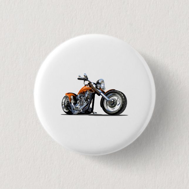 Cartoon motorbike button (Front)