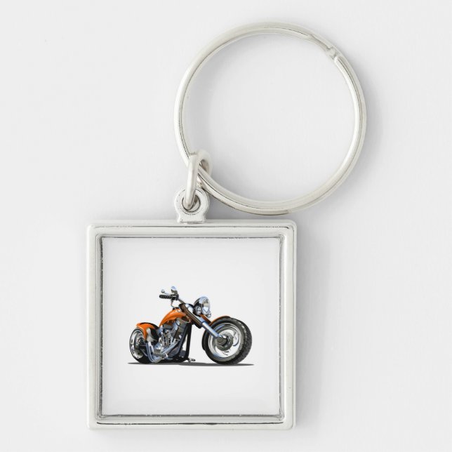 Cartoon motorbike keychain (Front)