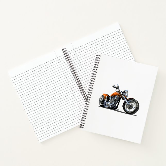 Cartoon motorbike notebook (Inside)