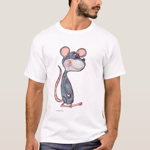 Cartoon Mouse Cute Rodent Friend T_Shirt