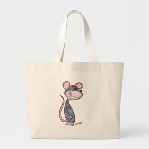 Cartoon Mouse Cute Rodent Pal Character Art Large Tote Bag