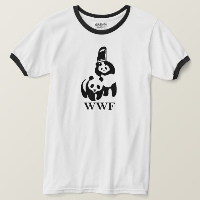 Cartoon Mouse Gangster Illustration T-Shirt (Design Front)