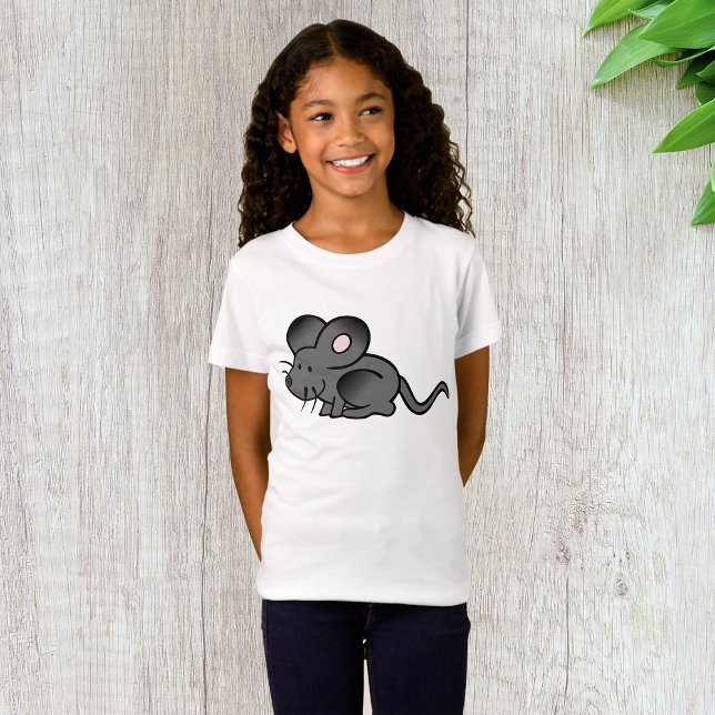 Cartoon Mouse Girls T-Shirt (Creator Uploaded)