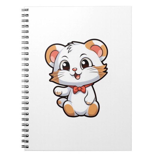 Cartoon mouse illustration notebook (Front)