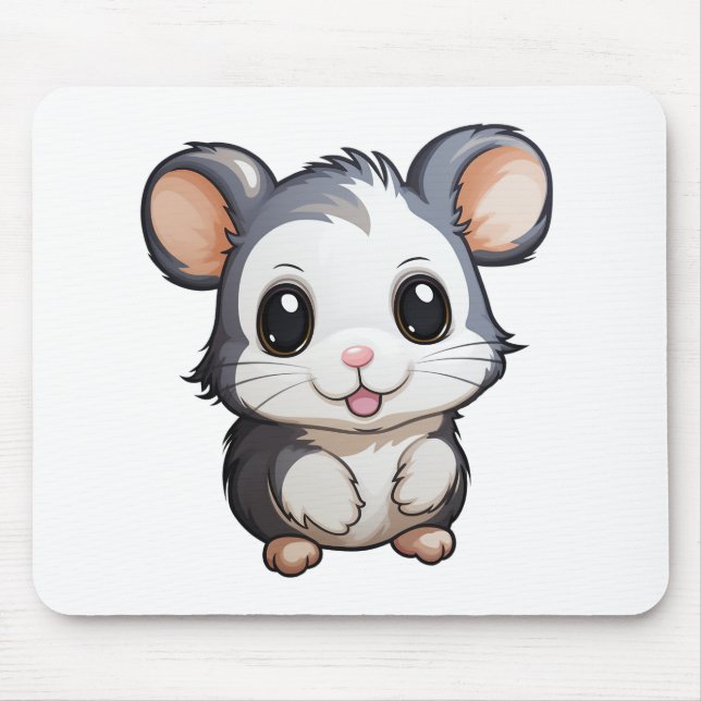 Cartoon mouse illustration pad (Front)