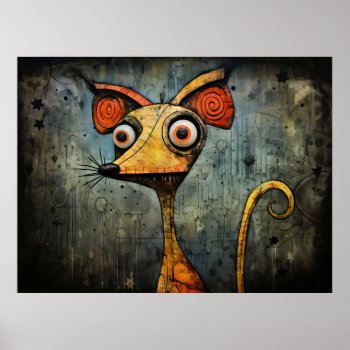 Cartoon Mouse Poster by karenfoleyphoto at Zazzle