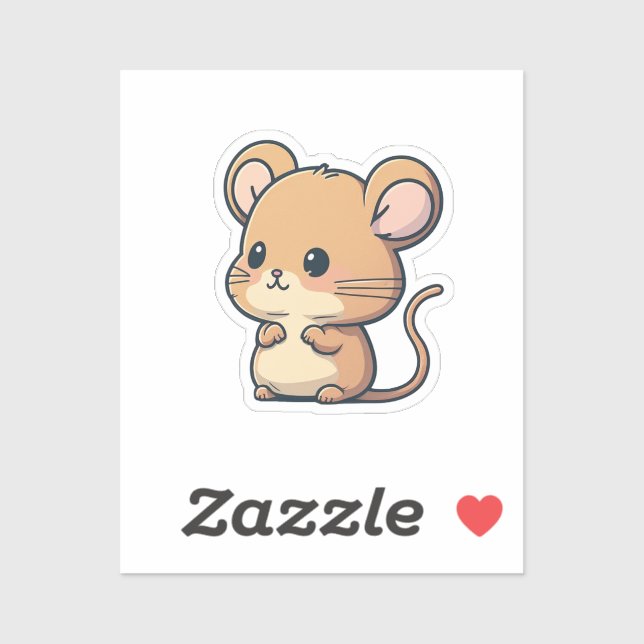 Cartoon mouse sticker (Sheet)