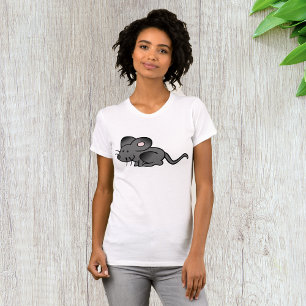 Cartoon Mouse Womens T-Shirt