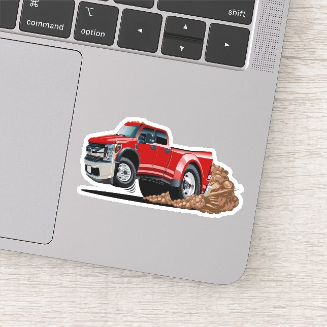 Cartoon muscle pickup sticker (Detail)