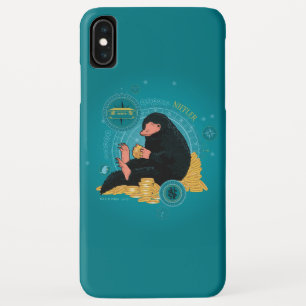 Cartoon NIFFLER™ With Gold Coins iPhone XS Max Case