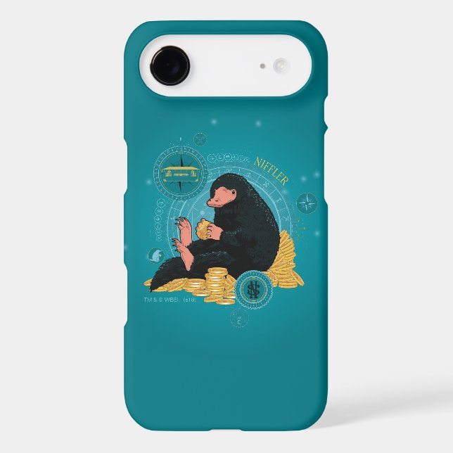 Cartoon NIFFLER™ With Gold Coins Case-Mate iPhone Case (Back)