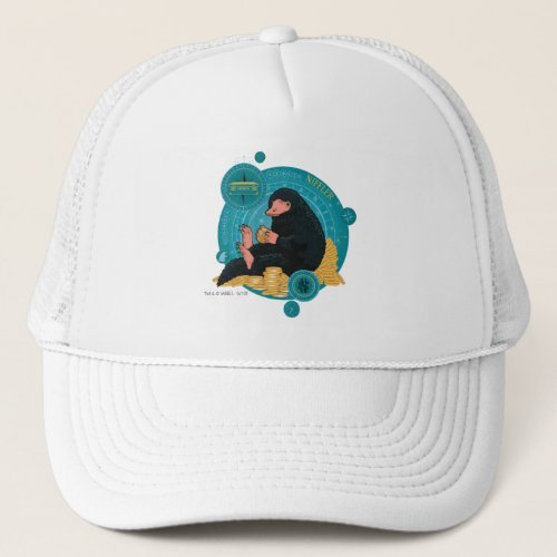 Cartoon NIFFLER With Gold Coins Trucker Hat