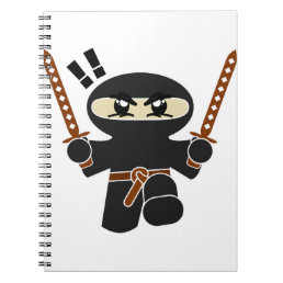 Cartoon Ninja Character Notebook
