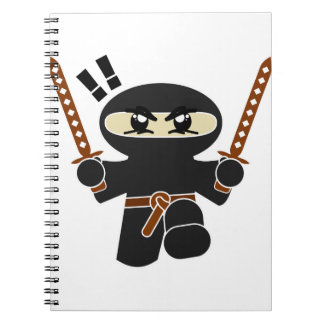 Cartoon Ninja Character Notebook