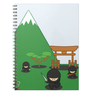 Cartoon Ninjas (in the countryside) Notebook