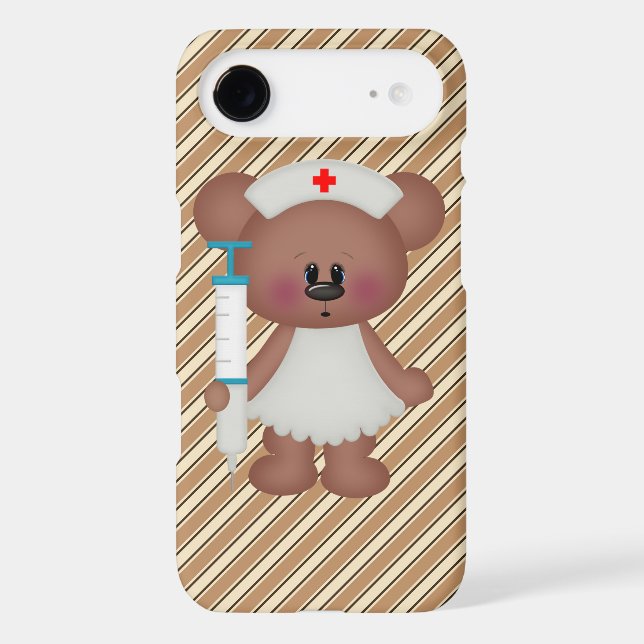Cartoon Nurse Bear iPhone 6 barely there case (Back)
